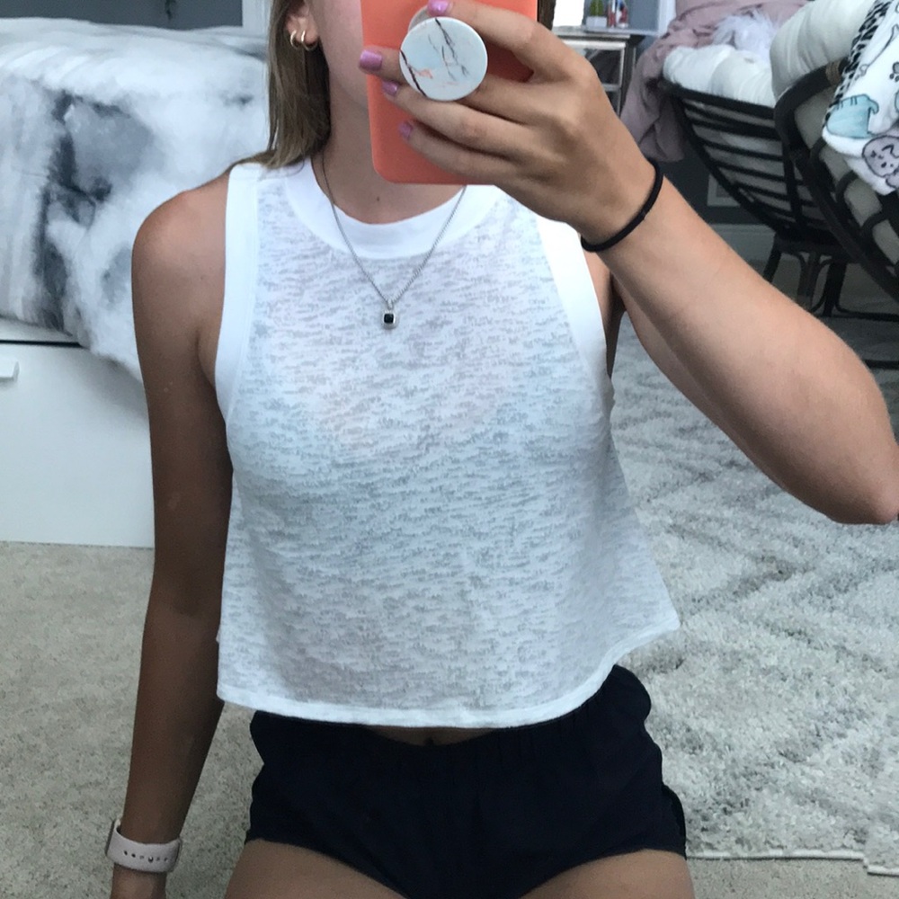 Rare Cropped Lululemon Tank Top